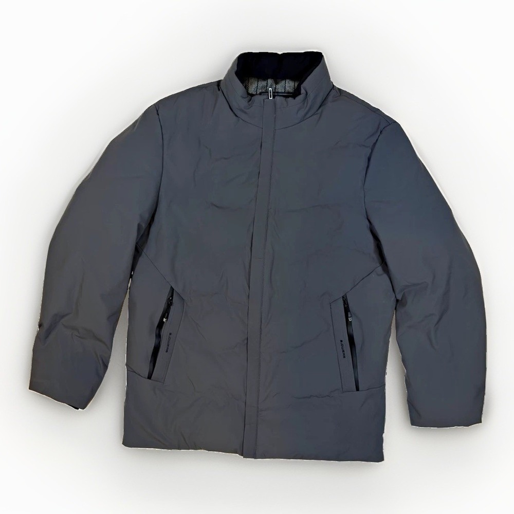 VOGUES Gray Running Jacket Full Zip Woven Polyester Men's Regular Size M
